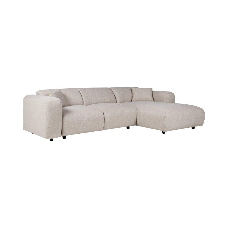 Yeşil Kırçıllı Kumaş Ek Minderli Sağ Köşe Koltuk - 280x165 cm - 156016