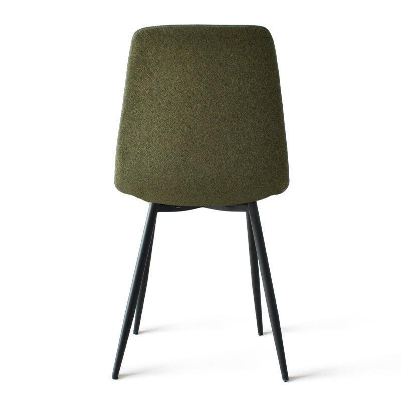 Yeşil Kumaş Metal Ayaklı Leke Tutmaz 4lü Set Sandalye - 146481