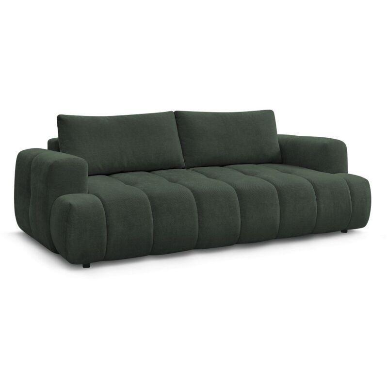 Yeşil Kumaş Yataklı Sandıklı 3 Kişilik Koltuk - 251 cm - 153446