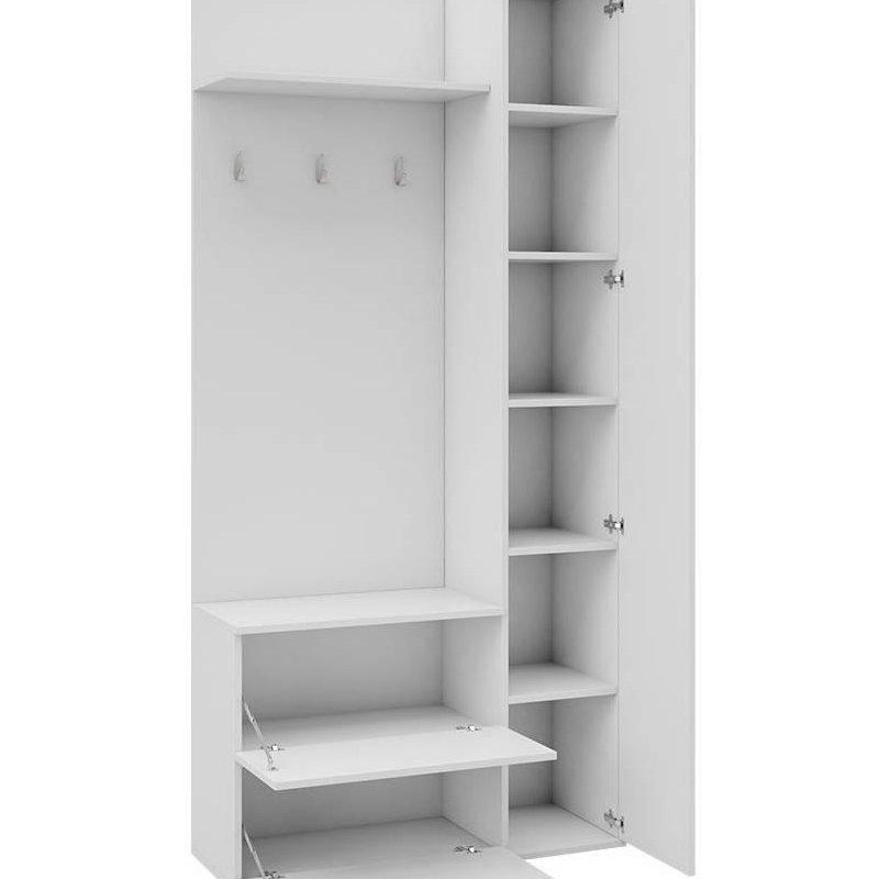 Yeşil Laminat Duvara Monte Portmanto Vestiyer Seti - 90x195x34 cm - 159169