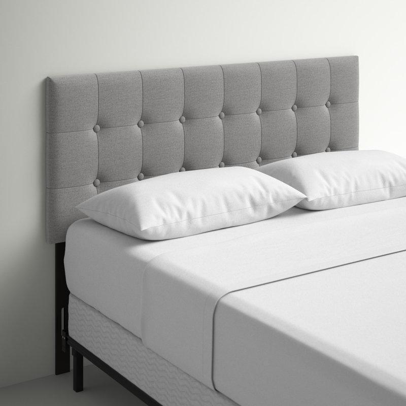 Yüksekliği Ayarlanabilir Düğmeli Kapitoneli Kumaş Yatak Başlığı - 160 cm - 144912