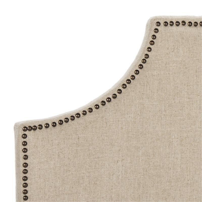 Zımba Detaylı Kavisli Kumaş Yatak Başlığı - 101 cm - 144666