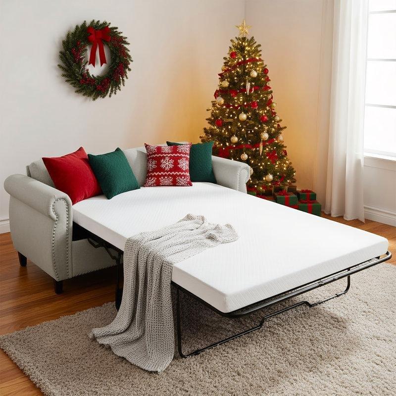 Zımba Detaylı Polyester Kumaş Hafızalı Sünger Yataklı Koltuk - 188x216 cm - 151900