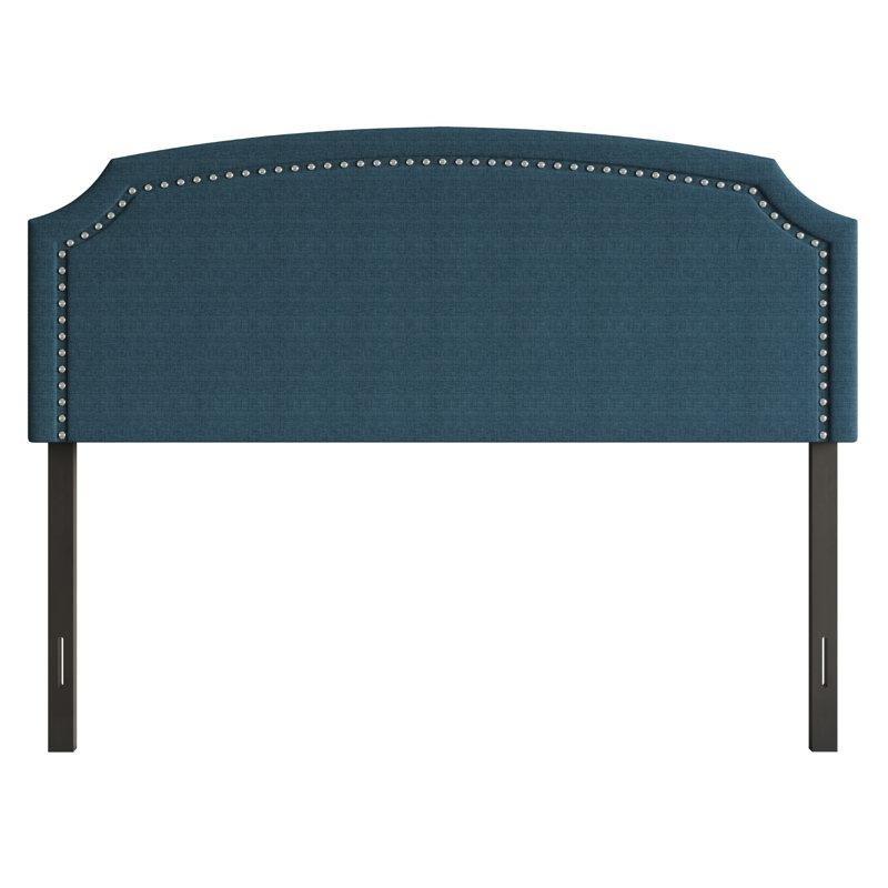 Zımba Detaylı Polyester Kumaş Kavisli Yatak Başlığı - 160 cm - 144648