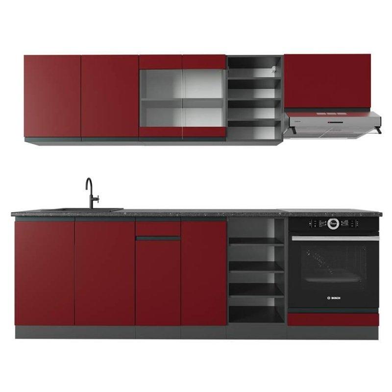 10 Parçalı Mutfak Dolap Seti - 240 cm - 185303