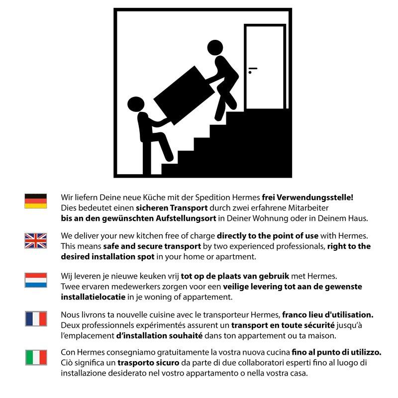 14 Parça Ankastre Cihazlı ve Evyeli Mutfak Modeli - 280 cm - 185612
