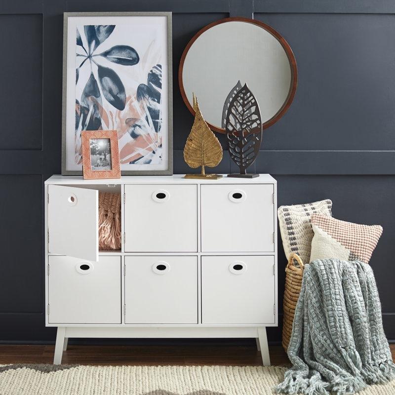 6 Kapaklı MDF Ayaklı Ayakkabılık - 101 cm - 228182
