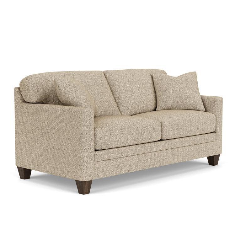 Açık Bej Tüvit Kumaş Yataklı İkili Koltuk - 178 cm - 196392