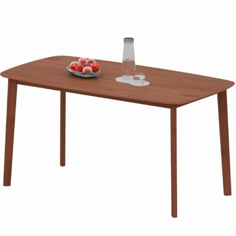 Açık Kahverengi Çam Ağacı Rustik 6 Kişilik Bohem Yemek Masası - 150x80 cm - 235694