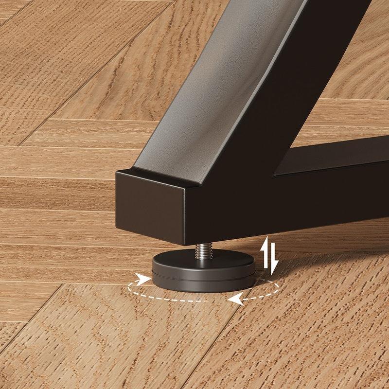 Açık Kahverengi MDF Metal Ayak Dayamalı Bar Masası - 161 cm - 231665
