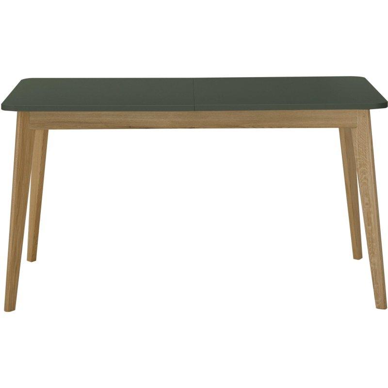 Adaçayı ve Evoke Meşe Rengi Melamin Kaplama Büyüyebilen Ahşap Bohem Yemek Masası - 140-180x80 cm - 235437