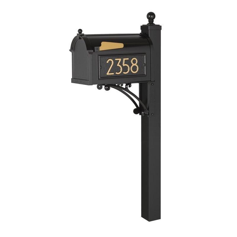 Adres Plakalı Alüminyum Ayaklı Posta Kutusu - 148 cm - 166021