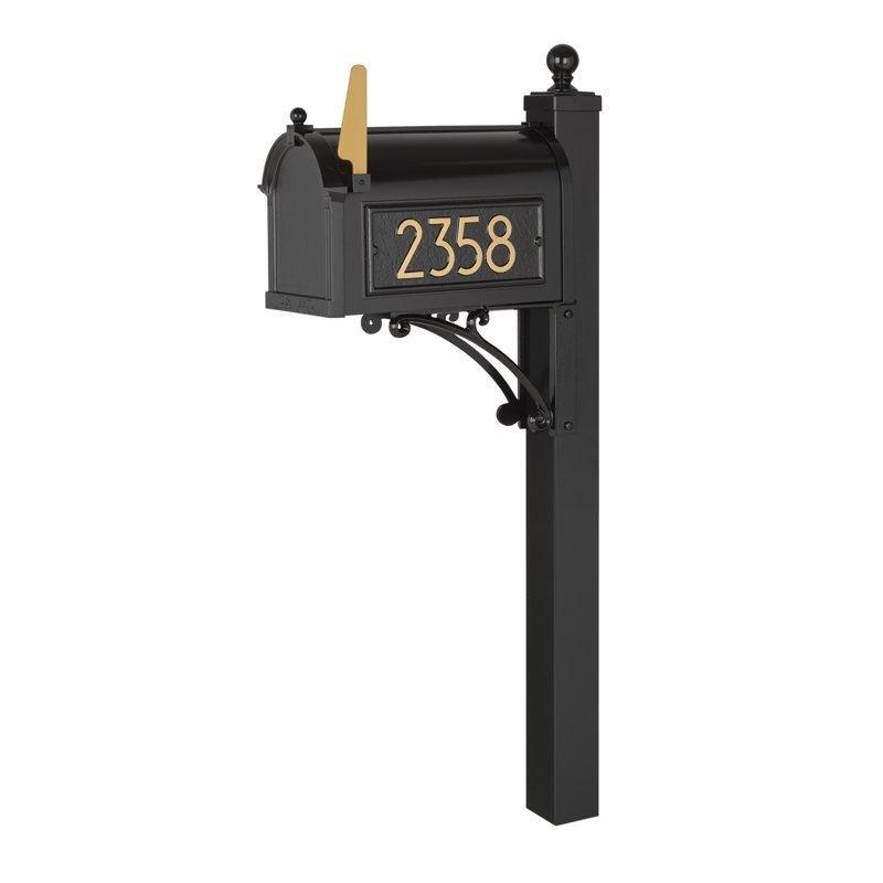 Adres Plakalı Alüminyum Ayaklı Posta Kutusu - 148 cm - 166021