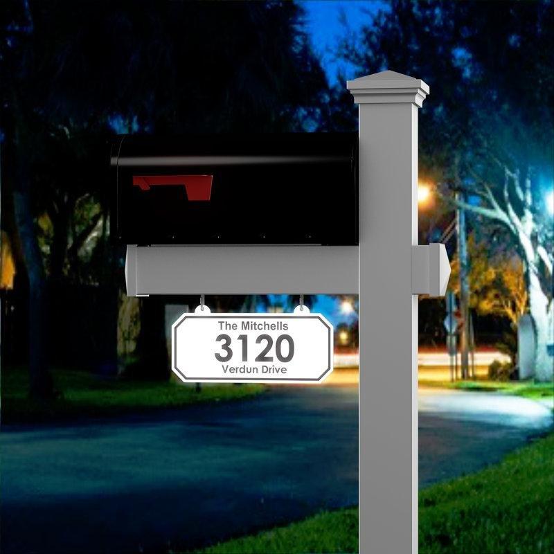 Adres Plakalı Ayaklı Geniş Hacimli Posta Kutusu - 199 cm - 166045