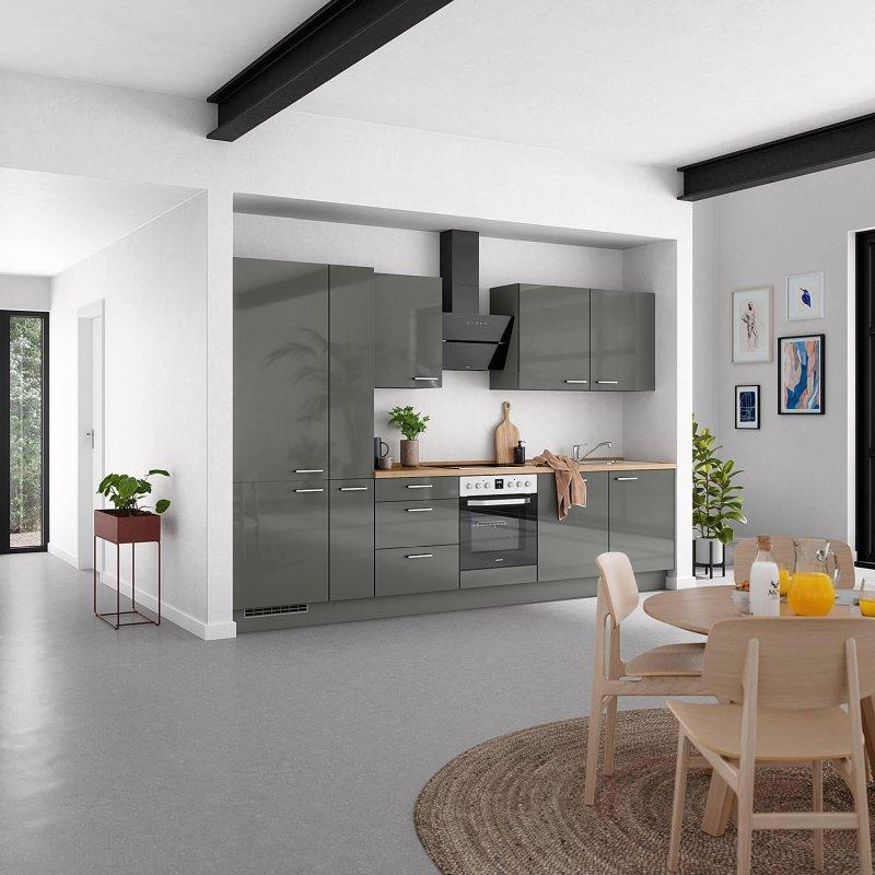 AEG Ankastre Cihazlı Frenli Kapak ve Çekmeceli Komple Mutfak Modeli - 330 cm - 185033