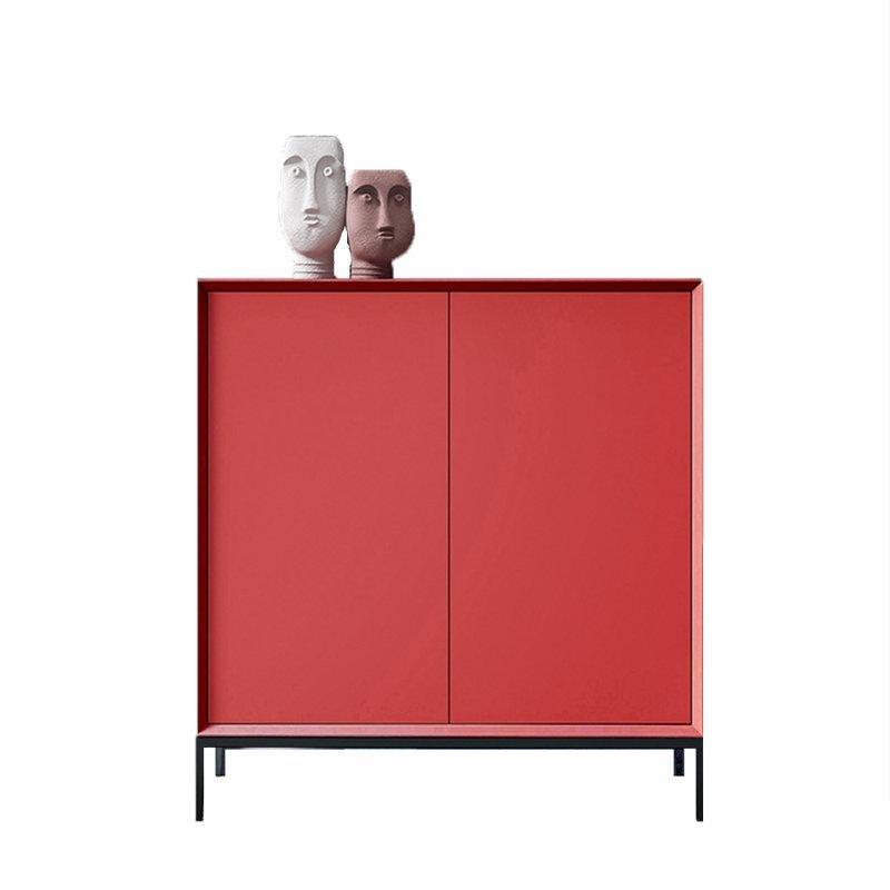 Ahşap Kapaklı 5 Raflı Ayakkabılık Dolabı - 90 cm - 227707