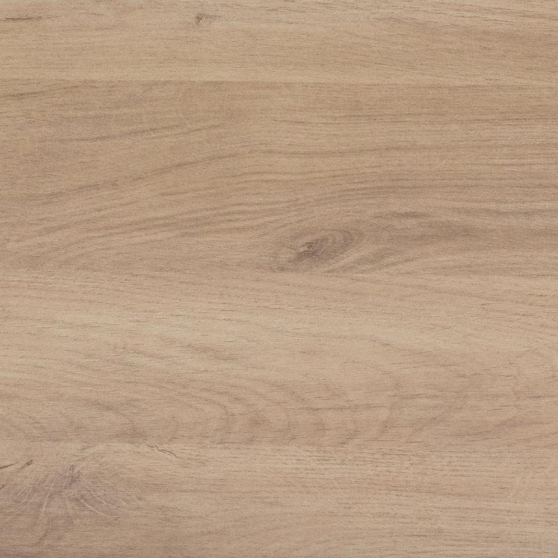 Ahşap Rengi ve Siyah MDF Metal USB Şarjlı Yivli Kapaklı Oval Komodin - 56x35 cm - 224132