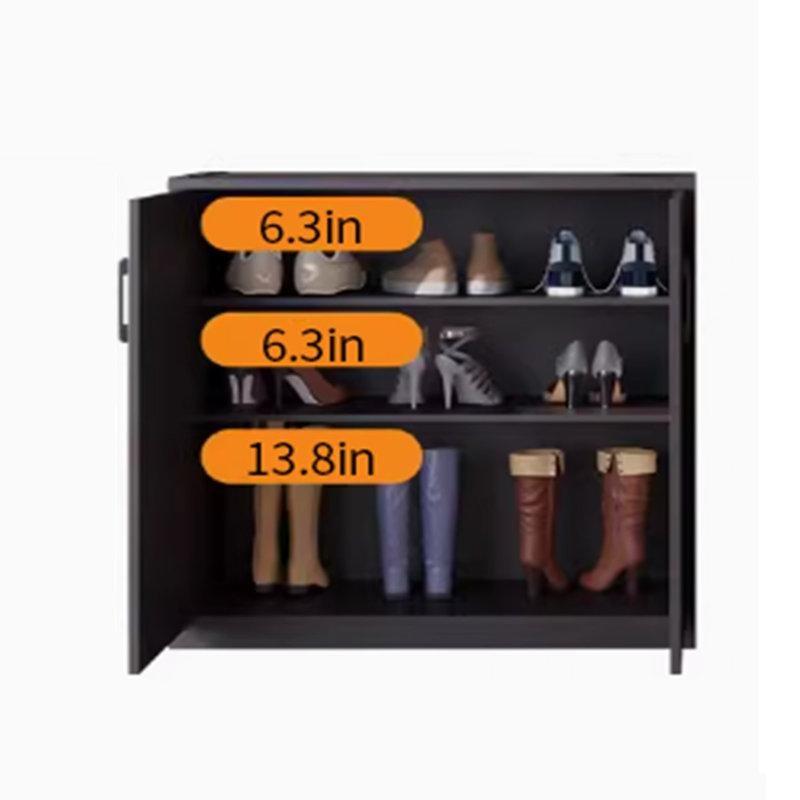 Alüminyum Alaşım Su Geçirmez Dış Mekan Panjurlu Ayakkabılık Dolabı - 81x81x39 cm - 227437