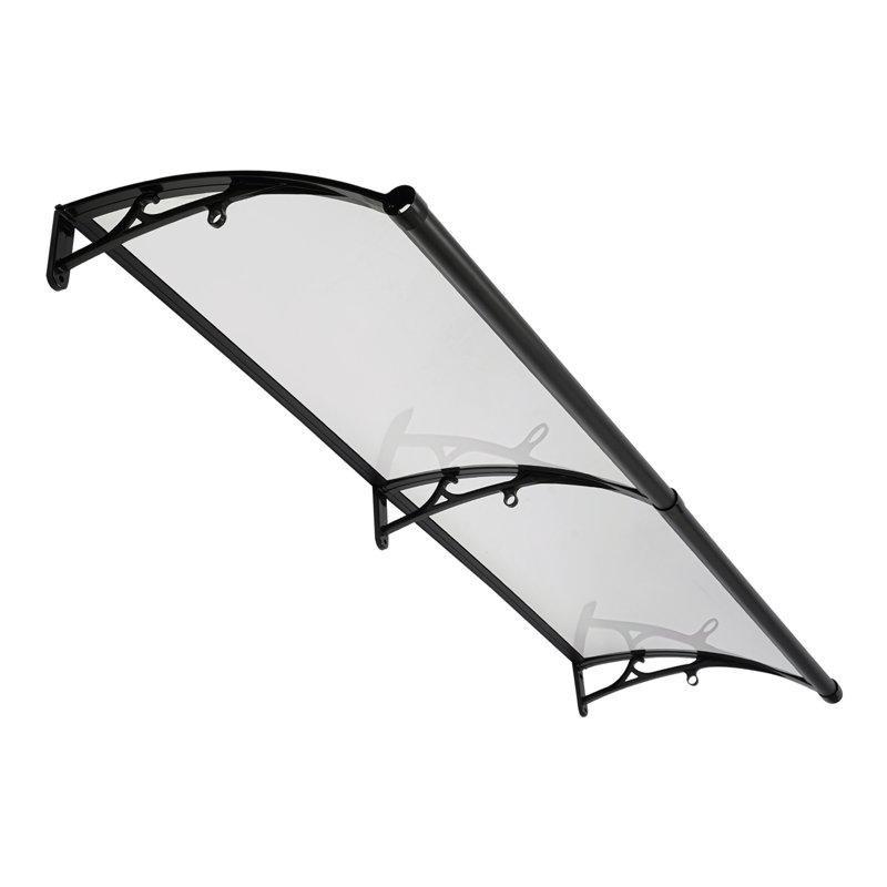 Alüminyum Polikarbon Açılır Kapanır UV Korumalı Kapı Üstü Sundurma - 200x60 cm - 165907