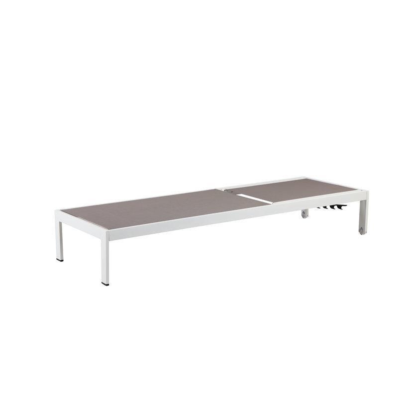 Alüminyum Tekerlekli Yatırılabilir Fileli Şezlong Seti - 194 cm - 171350