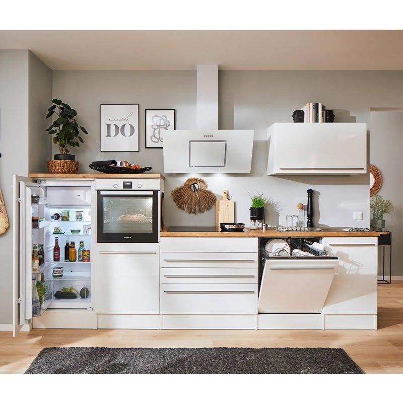 Ankastre Beyaz Eşyalı Soft-Close Sistemli Hazır Mutfak Seti - 320 cm - 185618