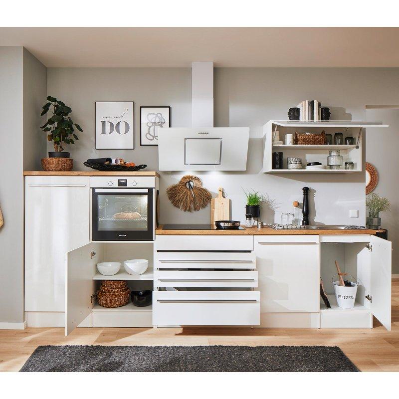 Ankastre Beyaz Eşyalı Soft-Close Sistemli Hazır Mutfak Seti - 320 cm - 185618