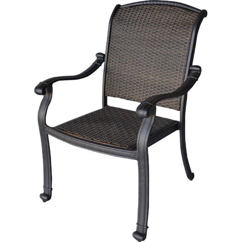 Antik Bronz Döküm Alüminyum 8 Kişilik Dikdörtgen Bahçe Masa Takımı - 214x122 cm - 213174