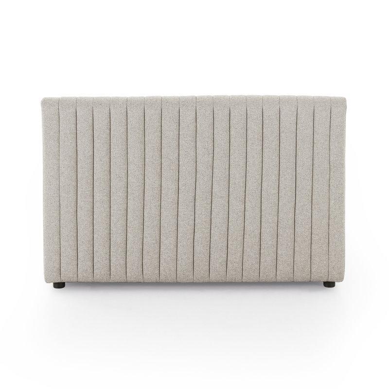 Antrasit Polyester Kumaş Sırtlı Kanal Kapitoneli Bench - 125 cm - 164209