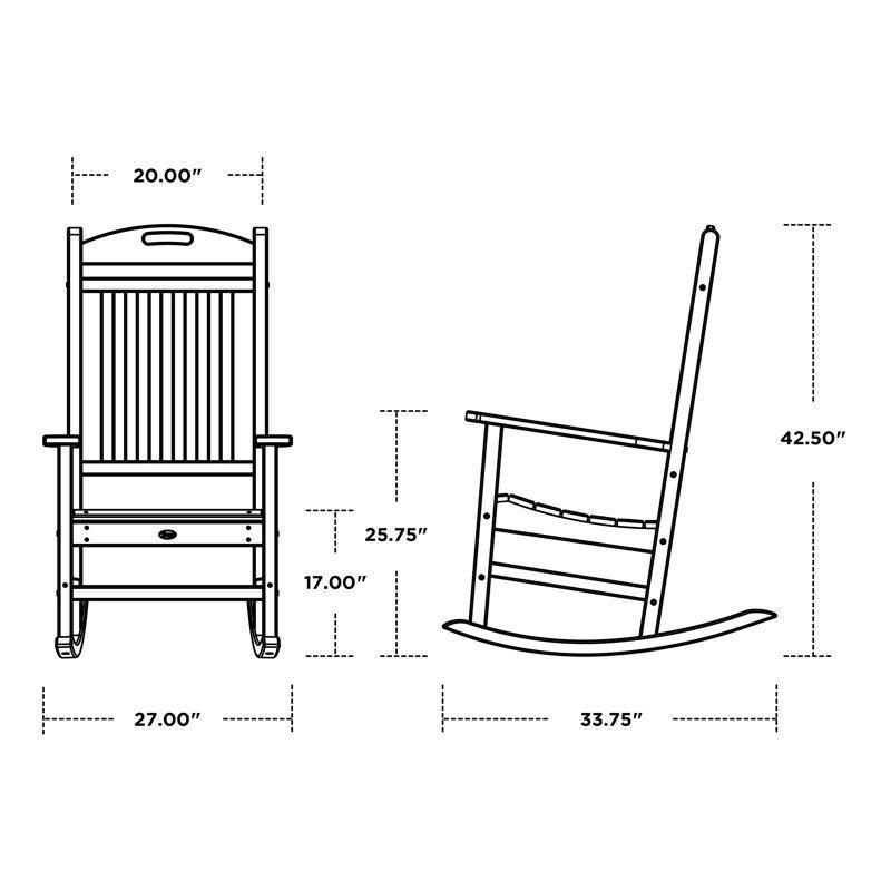 Antrasit Siyah HDPE UV Korumalı Çıtalı Sallanan Sandalye - 219793