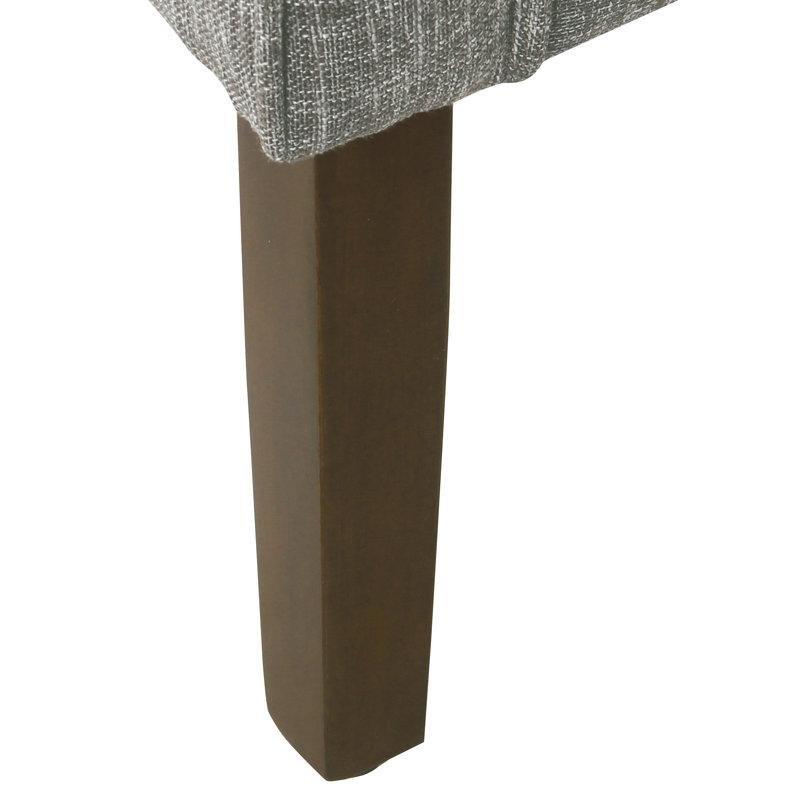 Arduvaz Grisi Masif Ahşap Genişleyen Kollu Retro Tasarım Tekli Koltuk - 72 cm - 203559