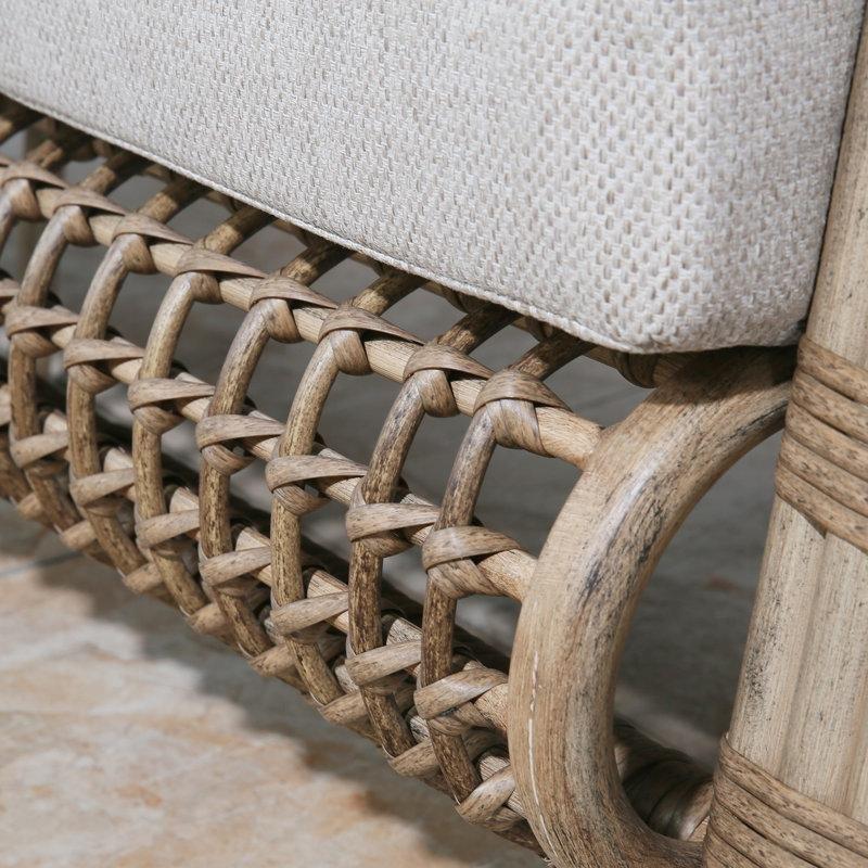 Arpa Rengi Alüminyum ve Rattan 5 Kişilik Minderli Bahçe Takımı - 209121