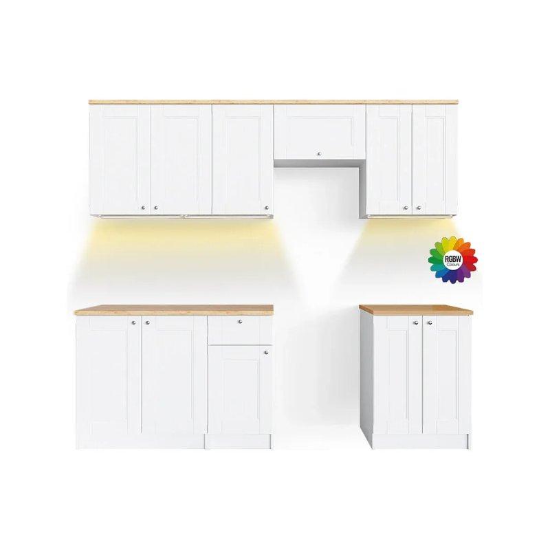 Asil Gri Bergamo Mutfak Modelleri - 240x60x82 cm - 186511