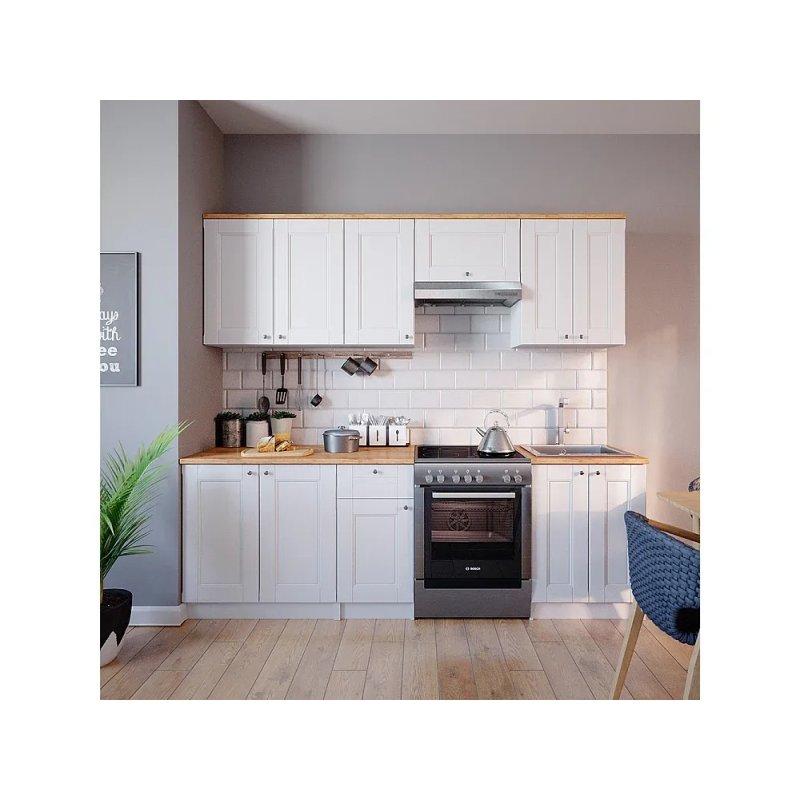 Asil Gri Bergamo Mutfak Modelleri - 240x60x82 cm - 186511