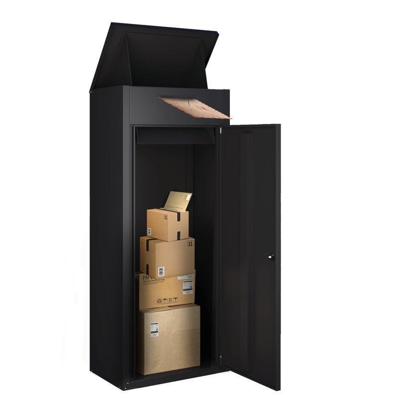 Ayaklı Çelik Kilitli Paket Teslimat ve Posta Kutusu - 120x51x51 cm - 166072