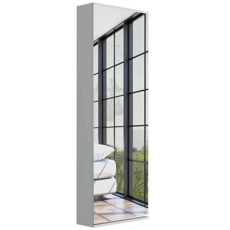 Aynalı MDF Duvara Monte Ayakkabılık - 228474