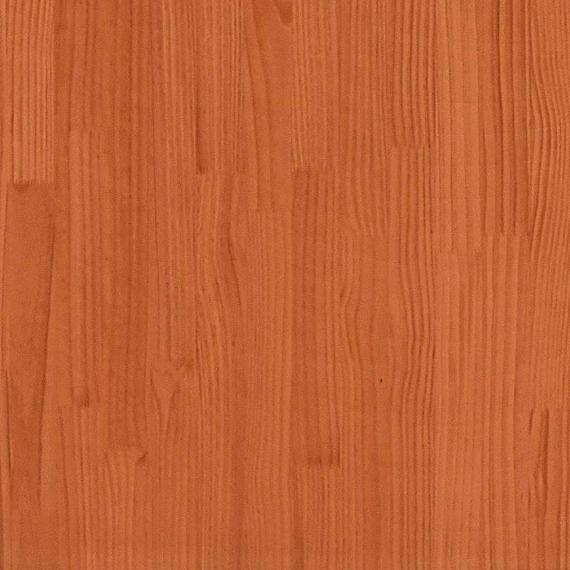 Balmumu Kahverengi Masif Çam Ağacı Kolsuz 4lü Modüler Palet Koltuk Seti - 64x64 cm - 177528