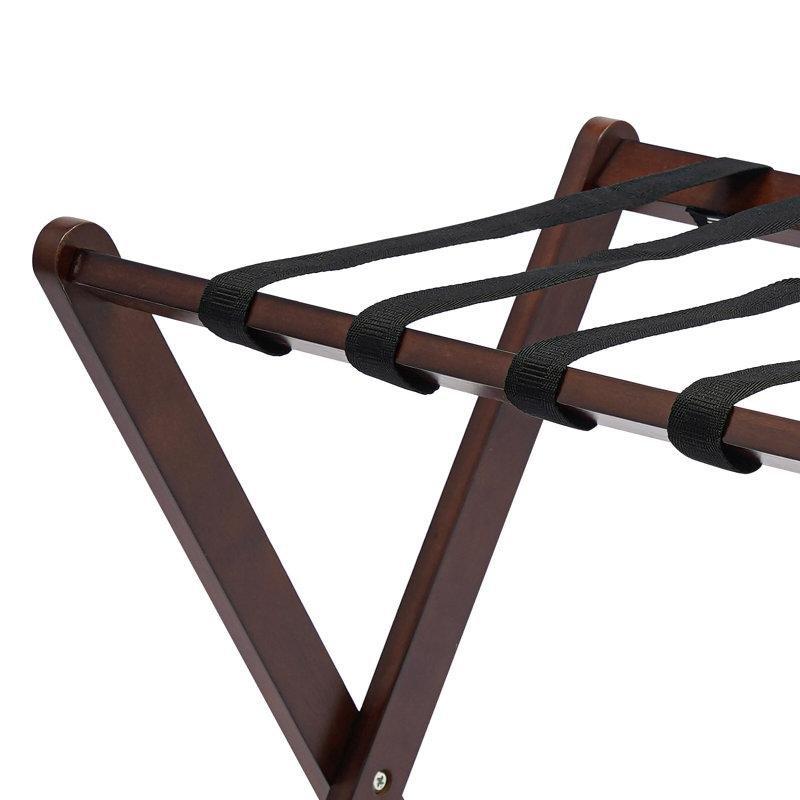 Bambu Katlanabilir Raflı 2li Set Valiz Sehpası - 64x39 cm - 186974