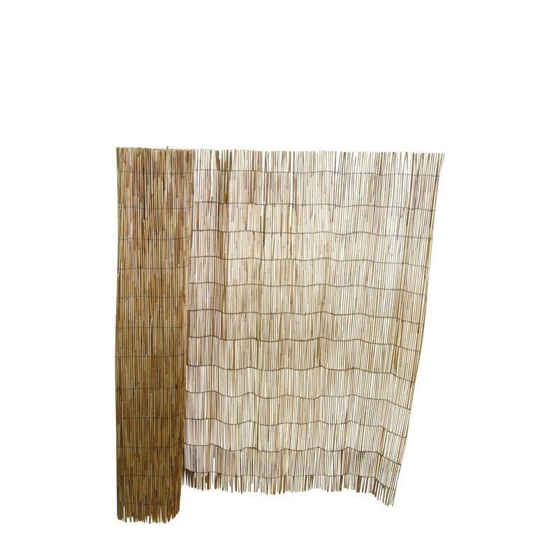 Bej Doğal Kamış Rulo Balkon Çiti - 427x153 cm - 174618