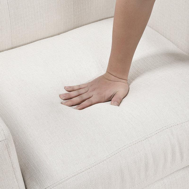 Bej Kumaş Kapitoneli İkili Koltuk - 158 cm - 206767