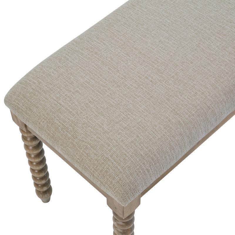 Bej Masif Ceviz Ahşap Tornalı Koltuk Takımı - 191413