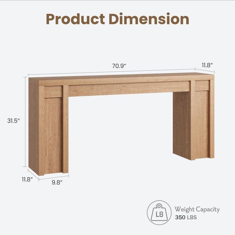 Bej MDF Raflı Koltuk Arkası Dresuar - 181 cm - 217455