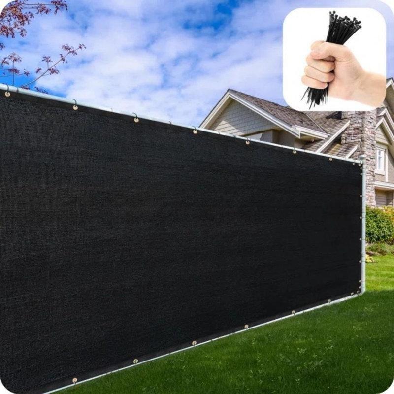 Bej Polietilen UV Korumalı Suya Dayanıklı Nefes Alabilir Balkon Çiti - 122x2530 cm - 174666