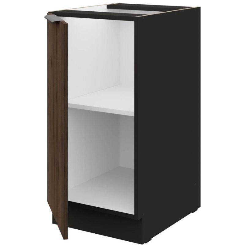 Bej ve Okapi Ceviz Rengi Sessiz Kapanışlı Modüler Mutfak Dolap Seti - 300 cm - 186033