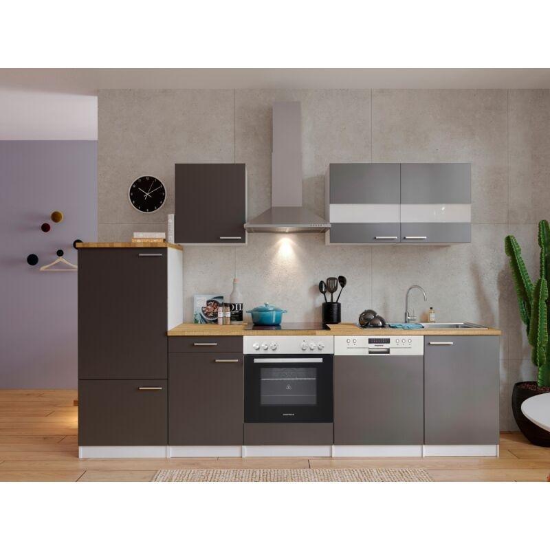 Beyaz Ankastre Cihazlı Yavaş Kapanır Hazır Mutfak - 280 cm - 185868