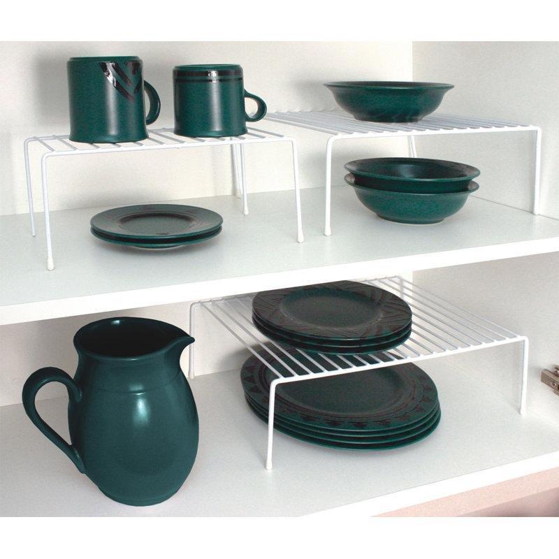 Beyaz Çelik 3lü Set Yardımcı Dolap İçi Raf - 183469