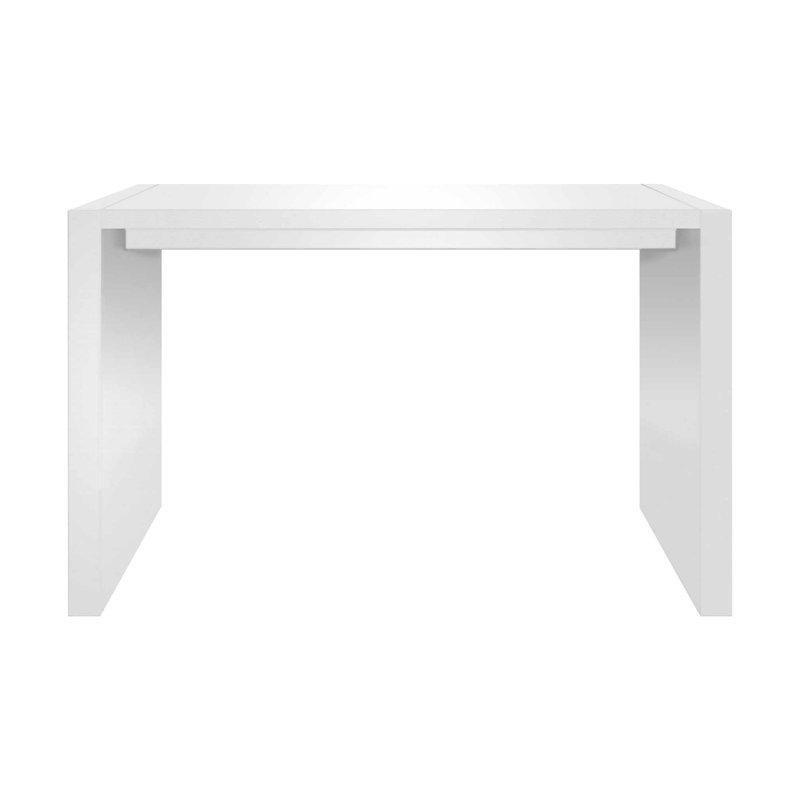 Beyaz Endüstriyel Ahşap Modern Tasarım Bar Masası - 102 cm - 231891