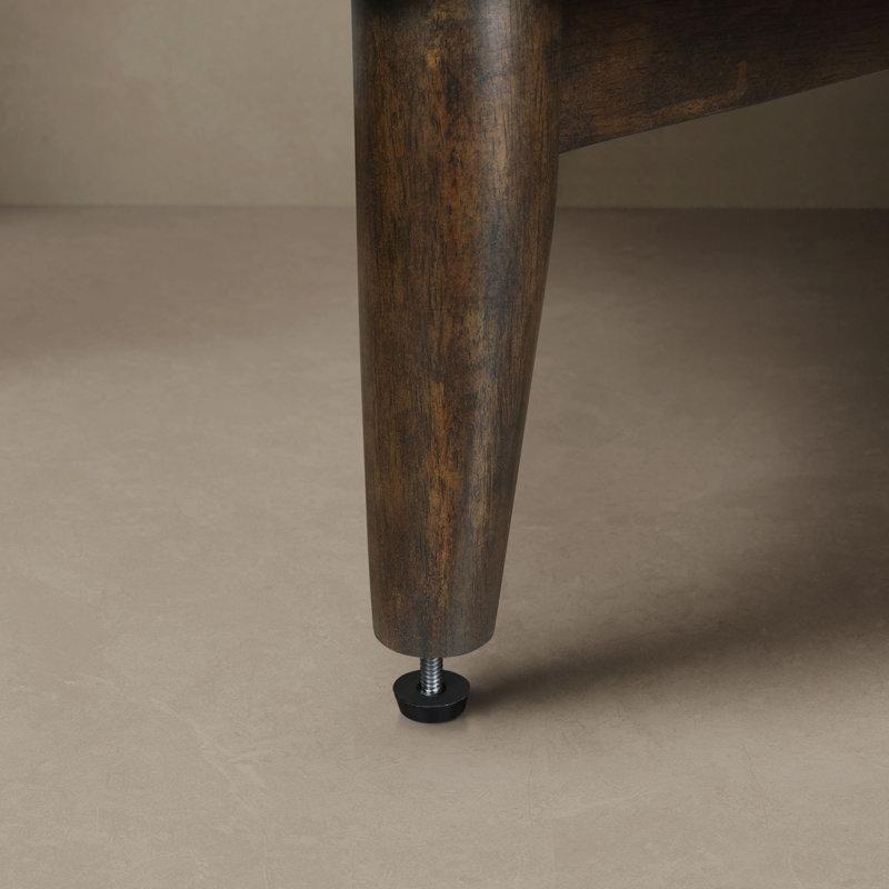 Beyaz Mermer Tezgahlı Ceviz Rengi Masif Ahşap Çekmeceli Banyo Lavabo Dolabı - 107 cm - 201632