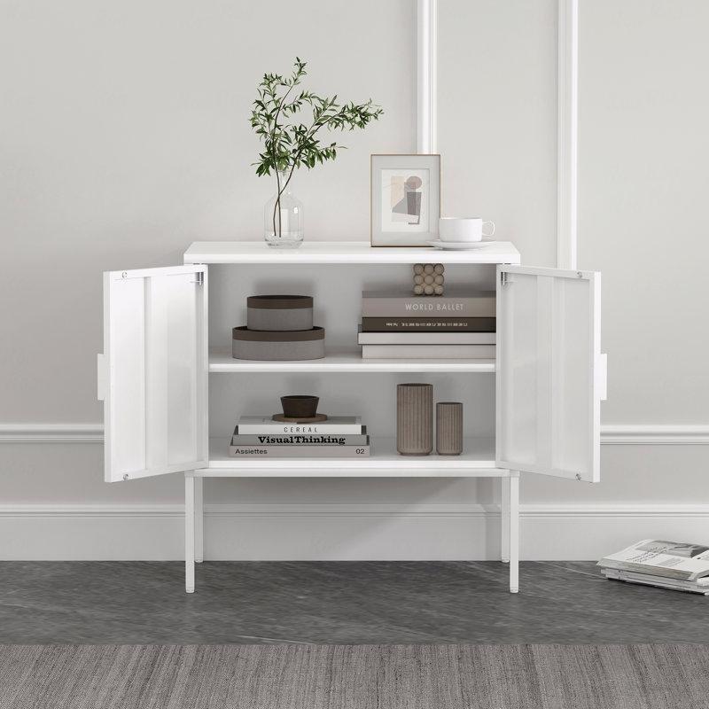Beyaz Metal Ayarlanabilir Raflı Ayakkabılık - 60x40x61 cm - 227988