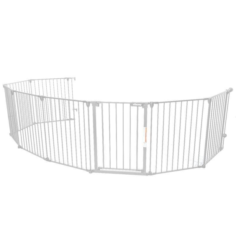 Beyaz Metal Katlanabilir Otomatik Kapanan 8 Panelli Bebek Çocuk Oyun Alanı - 503 cm - 181265