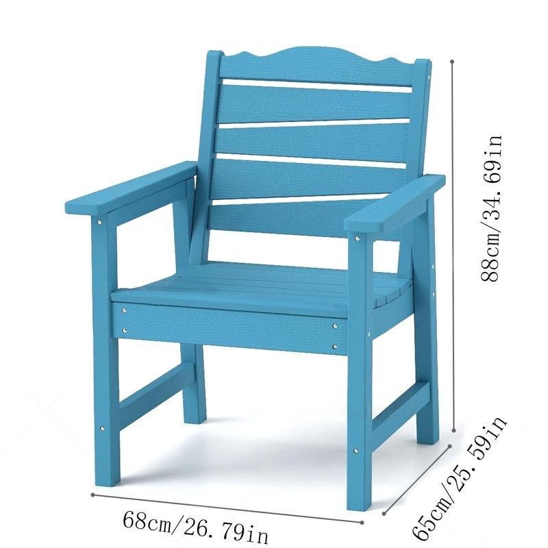 Beyaz Plastik Ergonomik Kollu Bahçe Sandalyesi - 173650